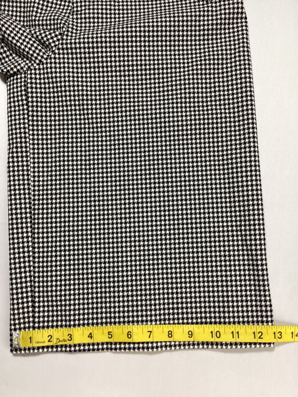 Anthropologie Maeve Black and White Houndstooth Culpte Shorts - Picture 14 of 15